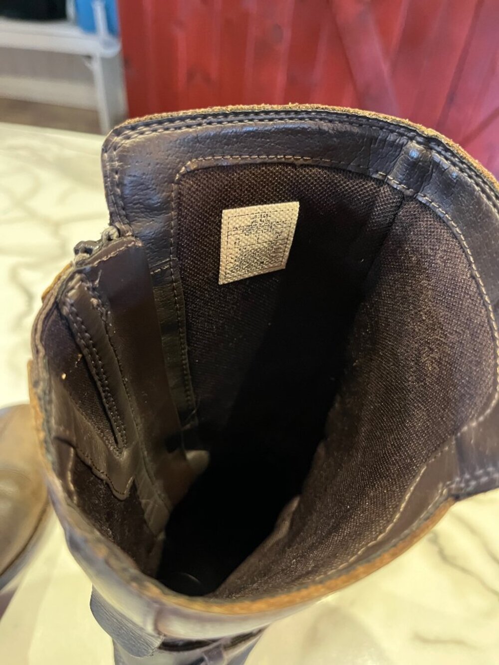 Merrell Captiva Buckle-Down Waterproof Mid-Calf Leather Riding Boots - 6.5 - Picture 9 of 15
